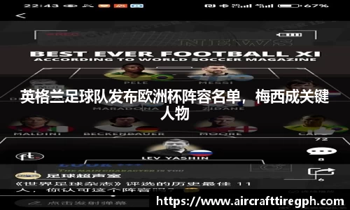 英格兰足球队发布欧洲杯阵容名单，梅西成关键人物